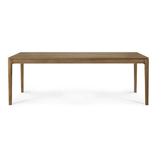 Bok Solid Teak Dining Table, 87"