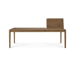 Bok Solid Teak Extendable Dining Table, 63