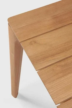 Bok Solid Teak Outdoor Dining Table, 79"