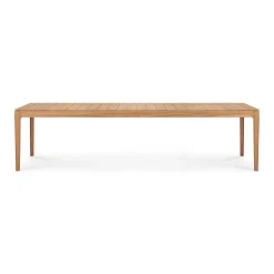 Bok Solid Teak Outdoor Dining Table, 118"
