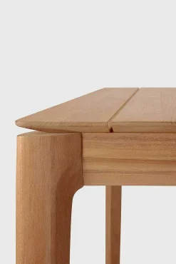 Bok Solid Teak Outdoor Dining Table, 98"