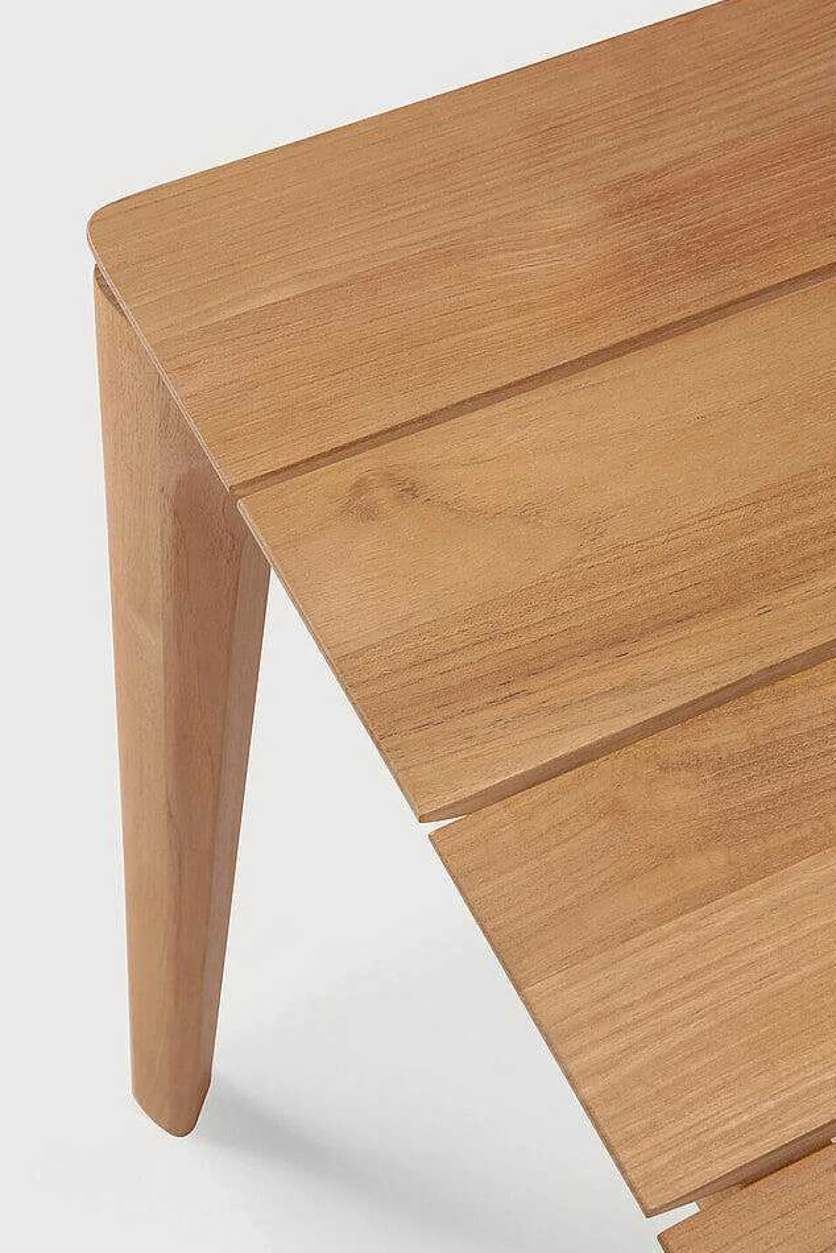 Bok Solid Teak Outdoor Dining Table, 98"