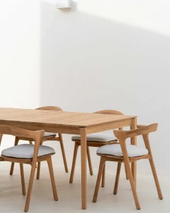 Bok Solid Teak Outdoor Dining Table, 98