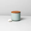 Brampton Stoneware Canister Set of 3, Seaglass