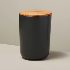 Brampton Stoneware Extra Large Canister, Black