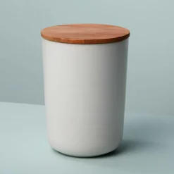 Brampton Stoneware Extra Large Canister, White