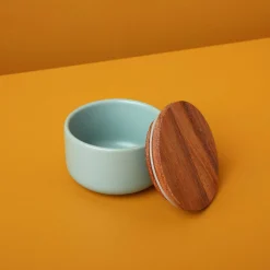 Brampton Stoneware Extra Small Canister, Seaglass