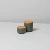 Brampton Stoneware Extra Small Canister, Forest Green