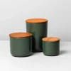 Brampton Stoneware Extra Large Canister, Forest Green