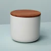 Brampton Stoneware Large Canister, White