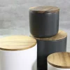 Brampton Stoneware Large Canister, Black