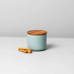 Brampton Stoneware Medium Canister, Seaglass