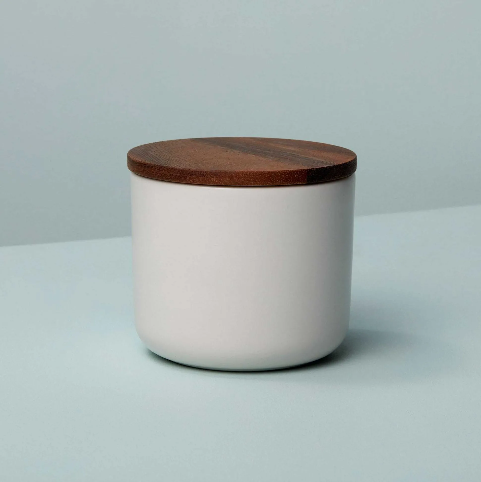 Brampton Stoneware Medium Canister, White