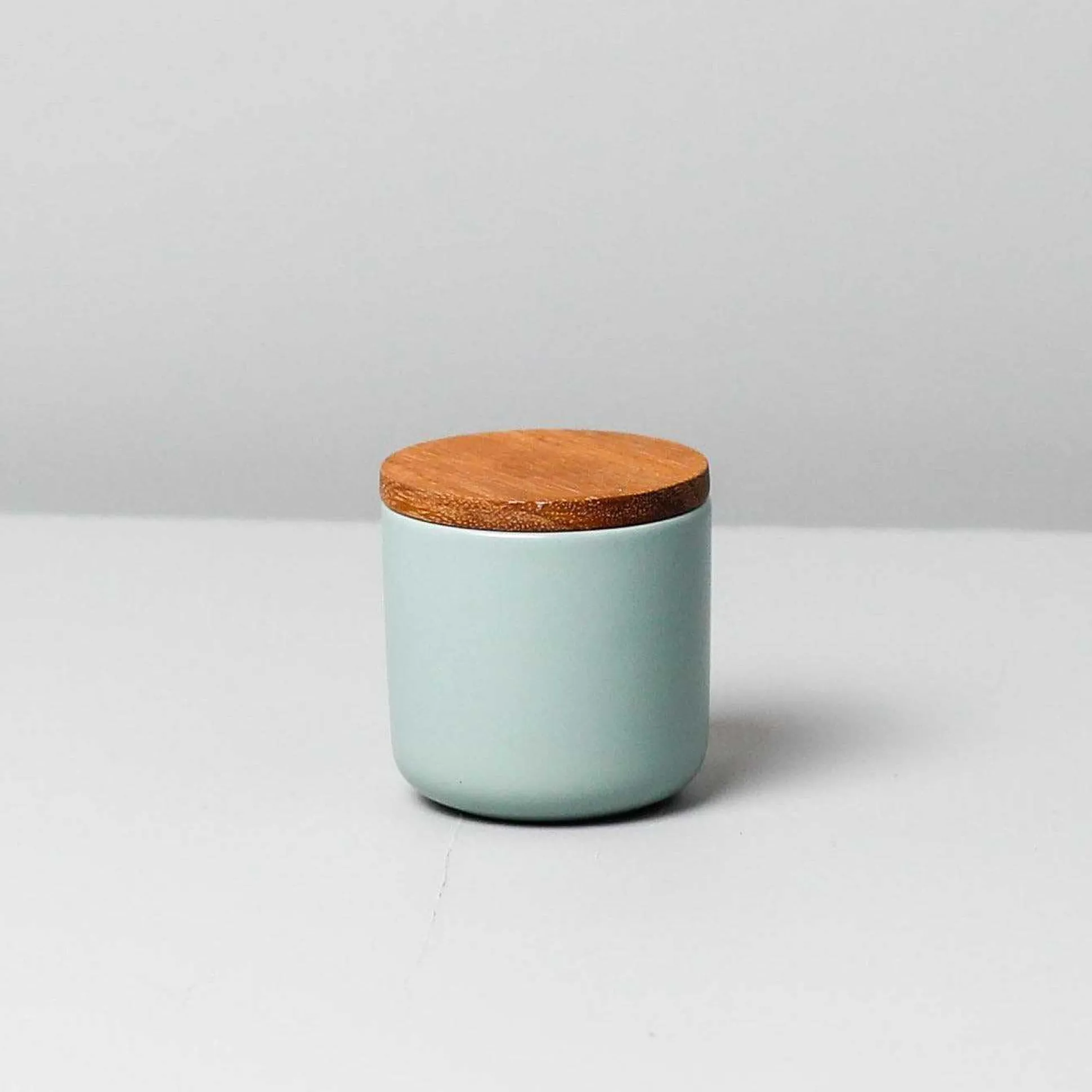Brampton Stoneware Small Canister, Seaglass