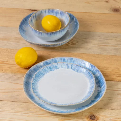 Brisa Dinner Plate, Ria Blue, Set of 6^Be Home Best