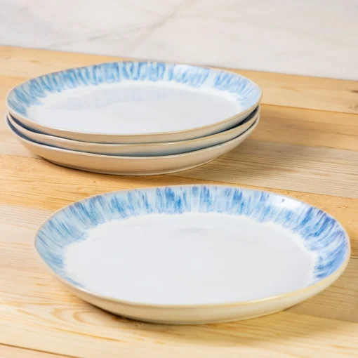 Brisa Dinner Plate, Ria Blue, Set of 6^Be Home Best