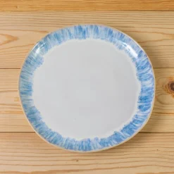 Brisa Dinner Plate, Ria Blue, Set of 6^Be Home Best