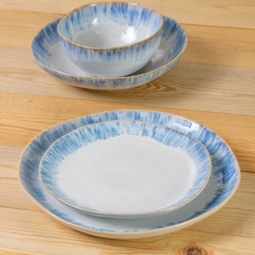 Brisa Dinner Plate, Ria Blue, Set of 6^Be Home Best