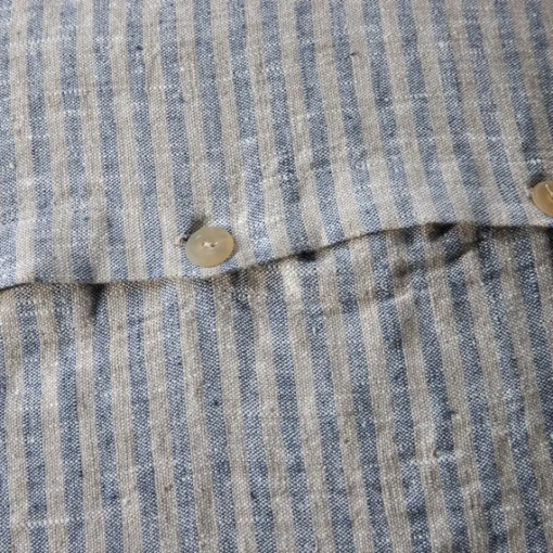 Brittany Lumbar Pillow, Indigo and Natural^Be Home Clearance