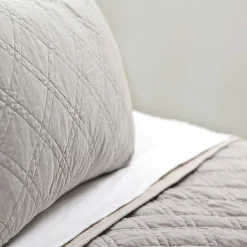Brussels King Coverlet, Taupe^Be Home New