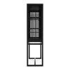 Burung Black Oak Cabinet