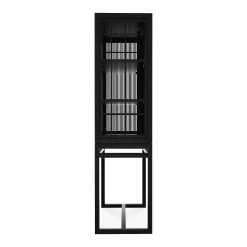 Burung Black Oak Cabinet
