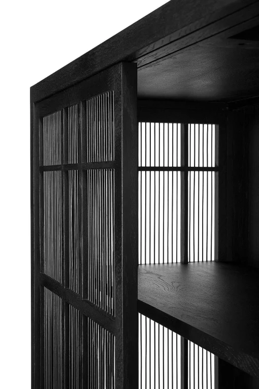 Burung Black Oak Cabinet