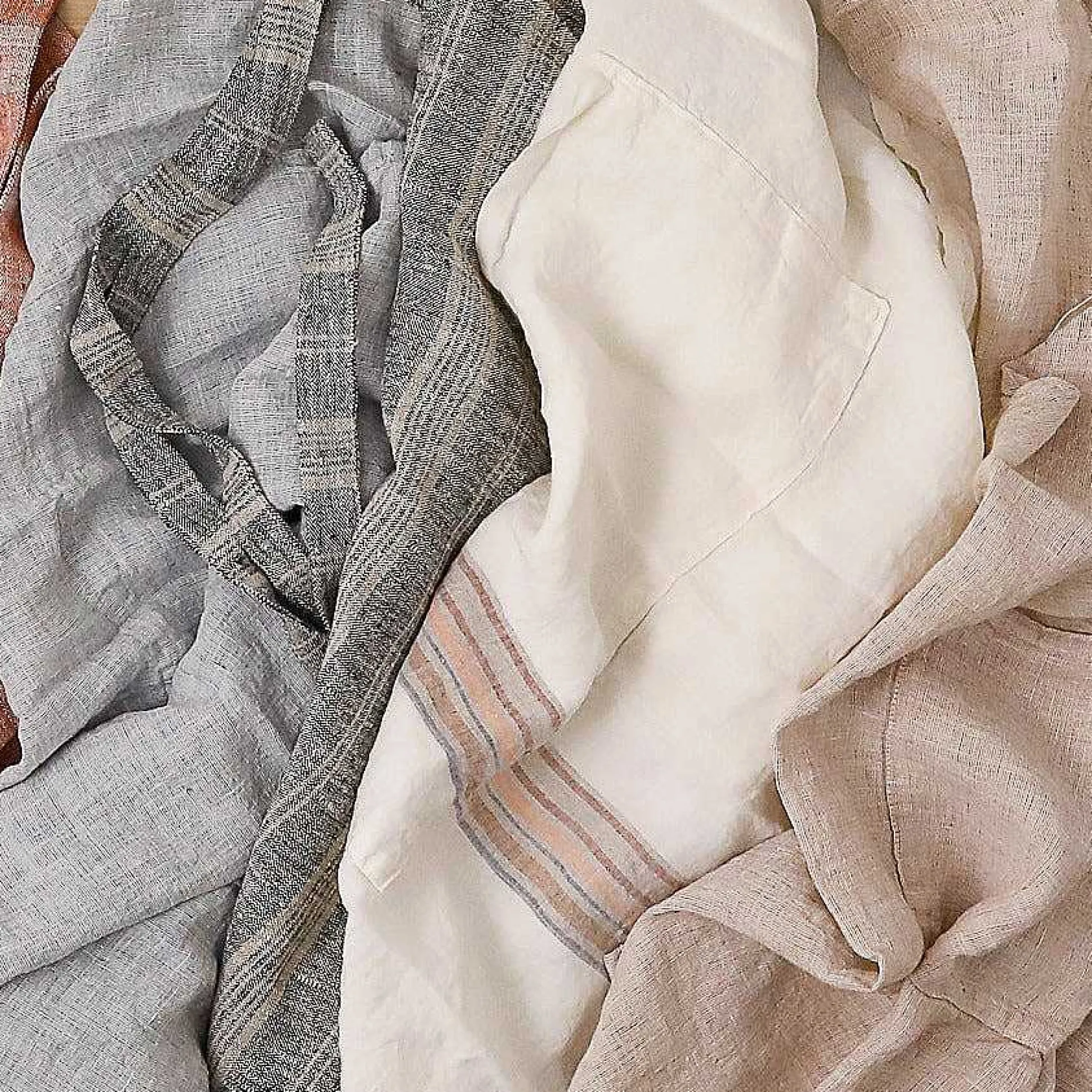 Carmela Kitchen Apron, Beige