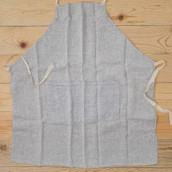 Carmela Kitchen Apron, Light Blue