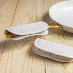 Carmela Pot Holders, Set of 2, Caramel