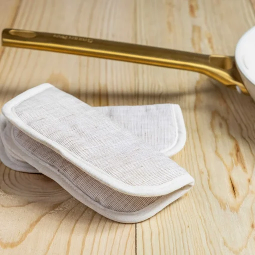 Carmela Pot Holders, Set of 2, Caramel