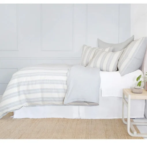 Carter Big Pillow, Ivory & Denim^Be Home Hot