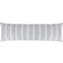Carter Body Pillow, Ivory & Denim^Be Home Shop