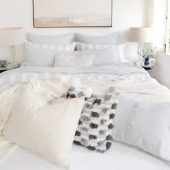 Carter Body Pillow, Ivory & Denim^Be Home Outlet