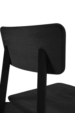 Casale Dining Chair, Black Oak