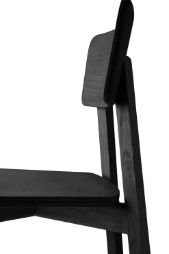 Casale Dining Chair, Black Oak