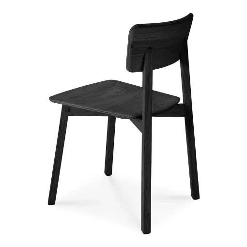 Casale Dining Chair, Black Oak