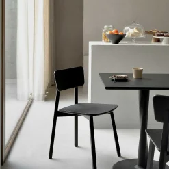 Casale Dining Chair, Black Oak