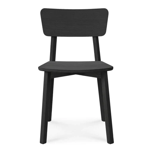 Casale Dining Chair, Black Oak