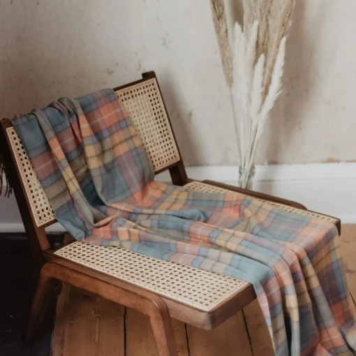 Cashmere Knee Blanket in Buchanan Antique Tartan^Be Home Discount