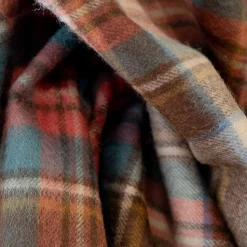 Cashmere Knee Blanket in Stewart Dress Antique Tartan^Be Home Sale