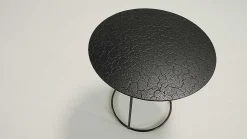 Celeste Side Table, Black Lava
