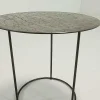 Celeste Side Table, Taupe Lava