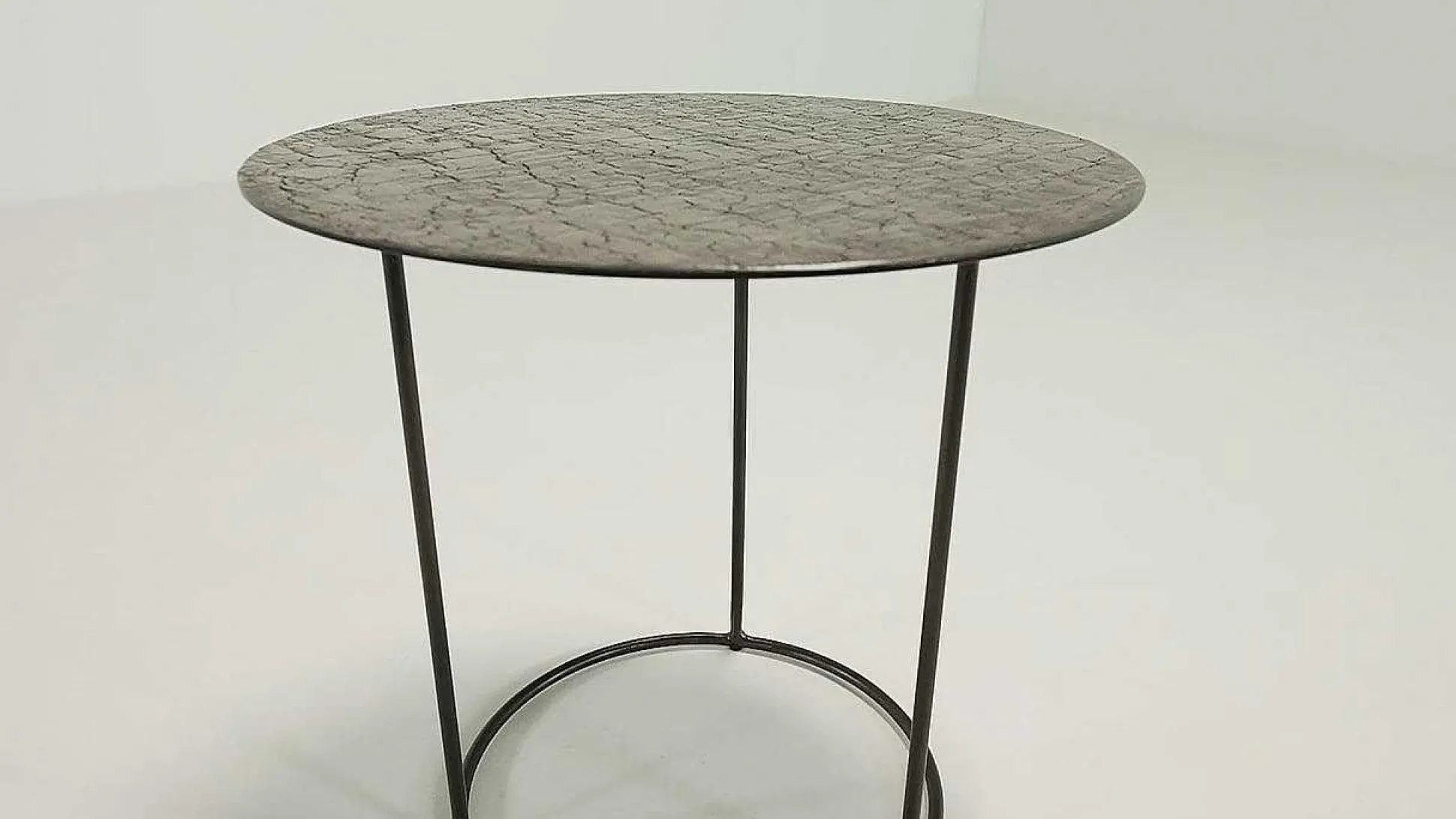 Celeste Side Table, Taupe Lava