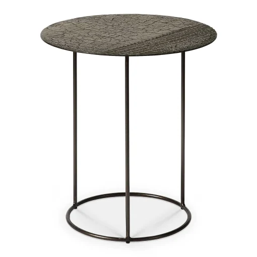 Celeste Side Table, Whisky Lava & Linear