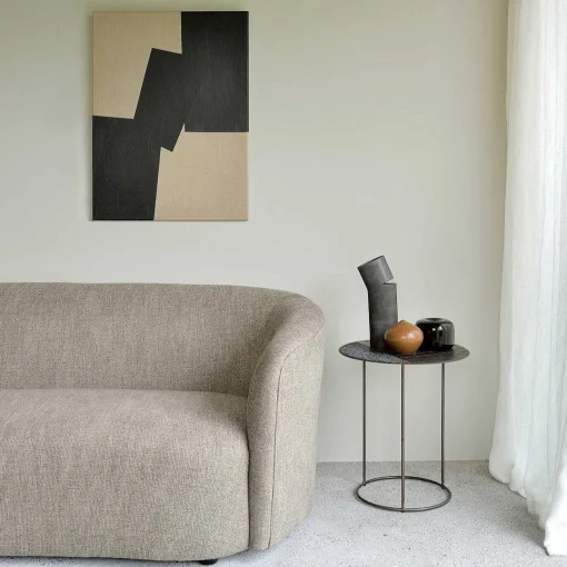 Celeste Side Table, Whisky Lava & Linear