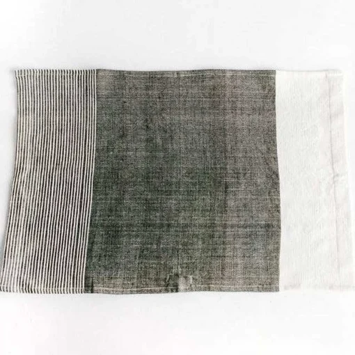 Chesapeake Hand Towel, Grey with Natural