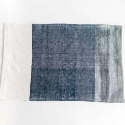 Chesapeake Hand Towel, Navy with Natural