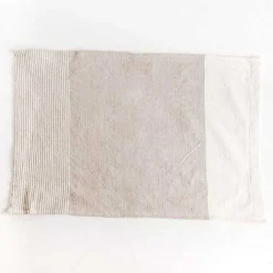 Chesapeake Hand Towel, Stone with Natural