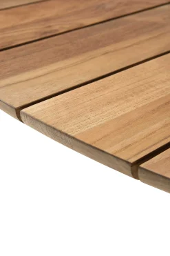 Circle Solid Teak Outdoor Dining Table, 54